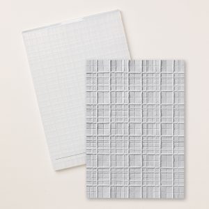 FOREVER PLAID 3D EMBOSSING FOLDER