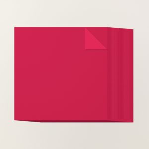 REAL RED 12" X 12" (30.5 X 30.5 CM) TWO-TONE CARDSTOCK