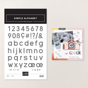 SIMPLE ALPHABET PHOTOPOLYMER STAMP SET