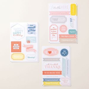 SINCERELY NOTED MIX & MATCH EPHEMERA PACK (ENGLISH)