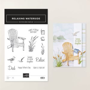 RELAXING WATERSIDE PHOTOPOLYMER STAMP SET (ENGLISH)