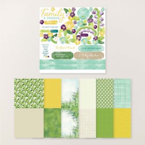 VALLEY IN BLOOM 12" X 12" (30.5 X 30.5 CM) DESIGNER SERIES PAPER & STICKER SHEET (ENGLISH)