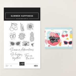 SUMMER HAPPINESS PHOTOPOLYMER STAMP SET (ENGLISH)