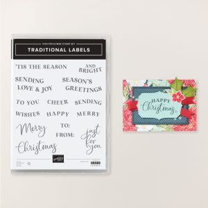 TRADITIONAL LABELS PHOTOPOLYMER STAMP SET (ENGLISH)