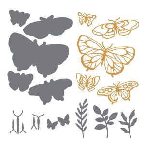 BUTTERFLY FLIGHT HOT FOIL DIES